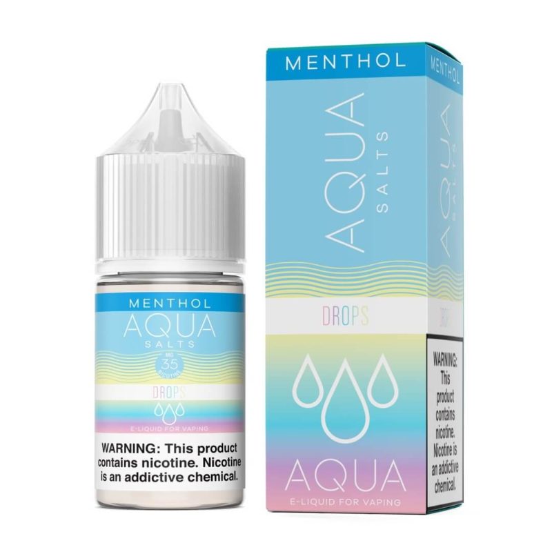 aqua fresh salt drops menthol ejuice 568049