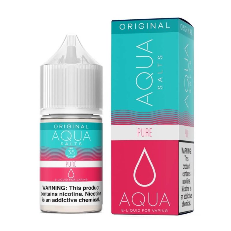 aqua original salt pure ejuice 935766