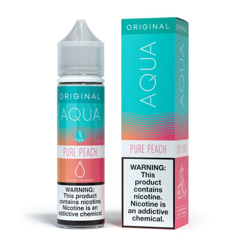 aqua pure peach ejuice 271840