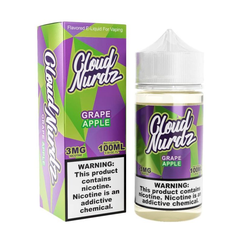 cloud nurdz grape apple ejuice 445187