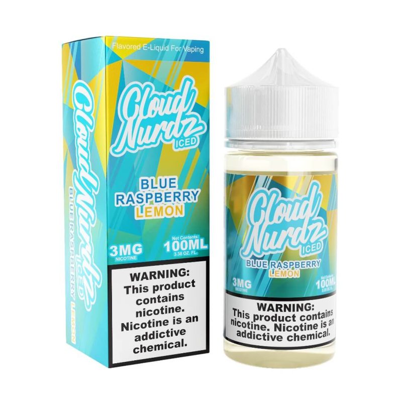 cloud nurdz iced blue raspberry lemon ejuice 985491