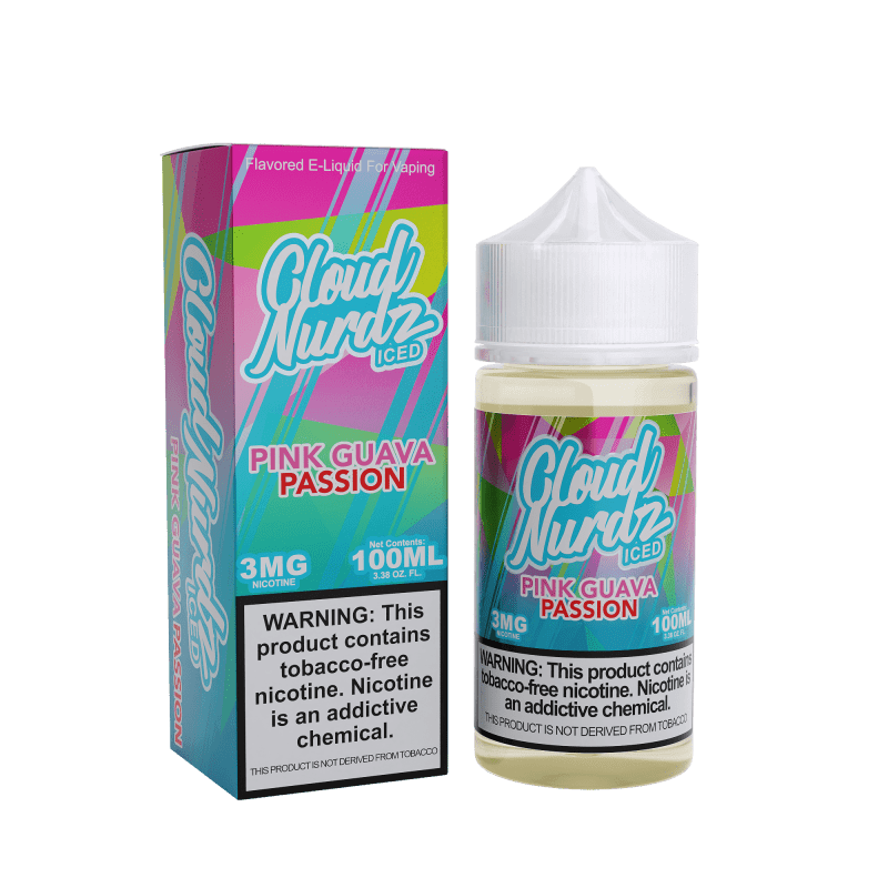 cloud nurdz iced pink guava ejuice 786450