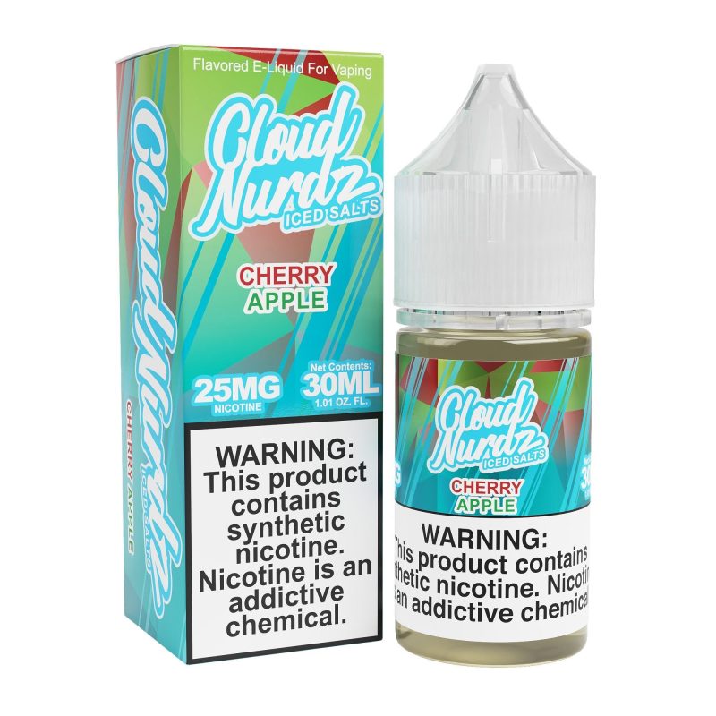 cloud nurdz iced salts cherry apple ejuice 346139