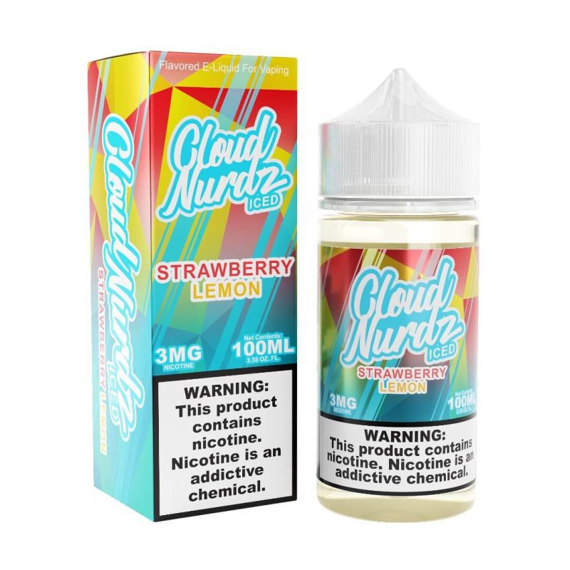 cloud nurdz iced strawberry lemon ejuice 345619