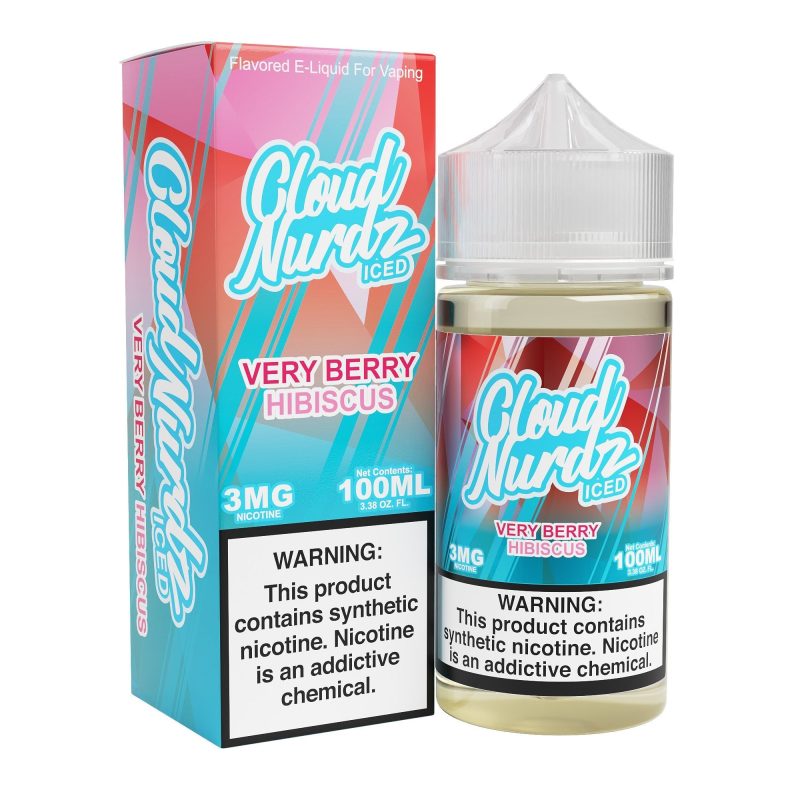 cloud nurdz iced very berry hibiscus ejuice 508122