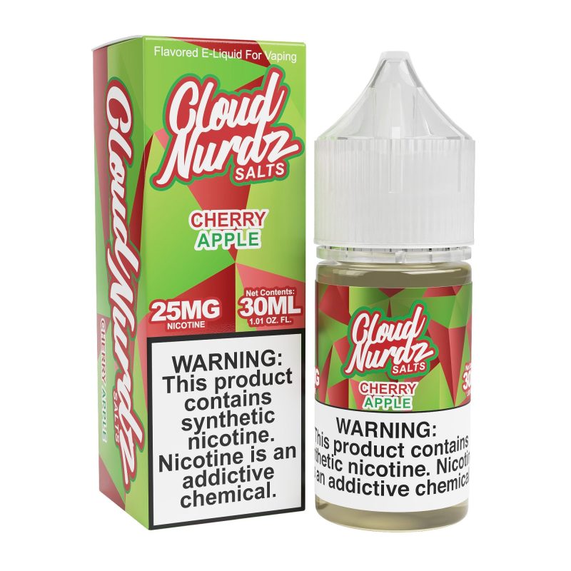 cloud nurdz salts cherry apple ejuice 477591