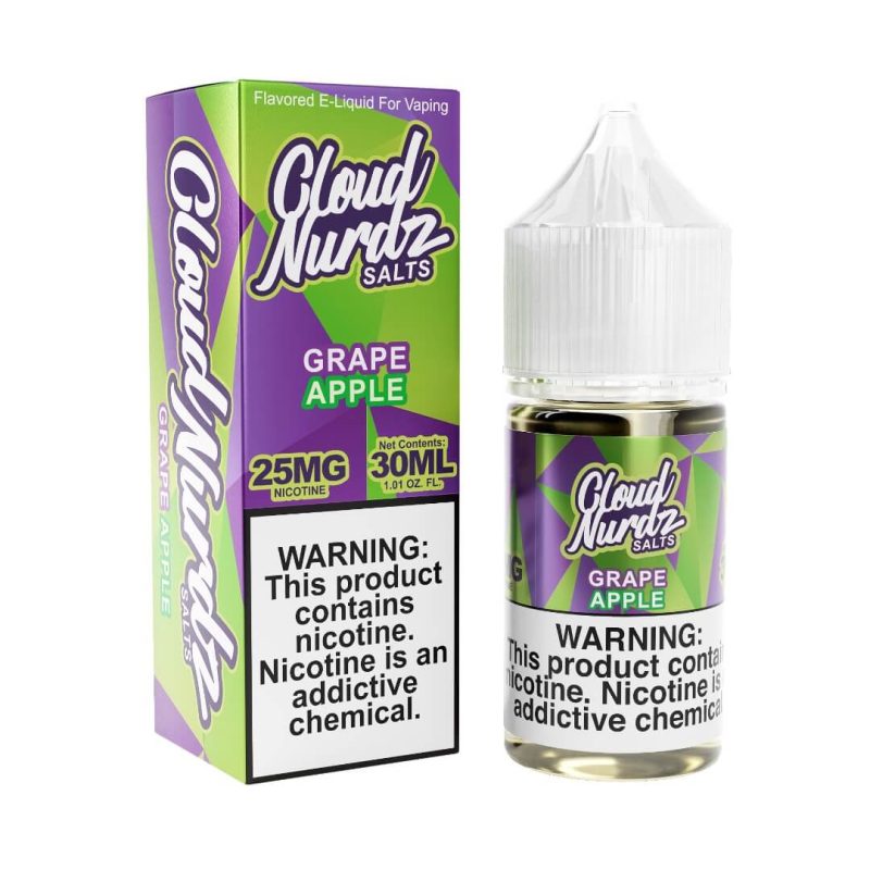 cloud nurdz salts grape apple ejuice 904555