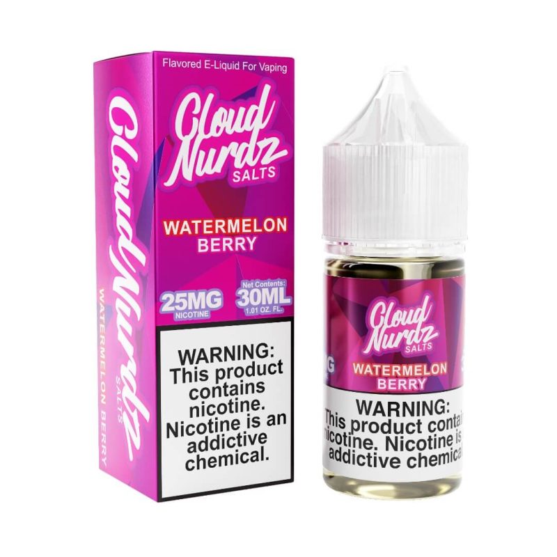 cloud nurdz salts watermelon berry ejuice 447936