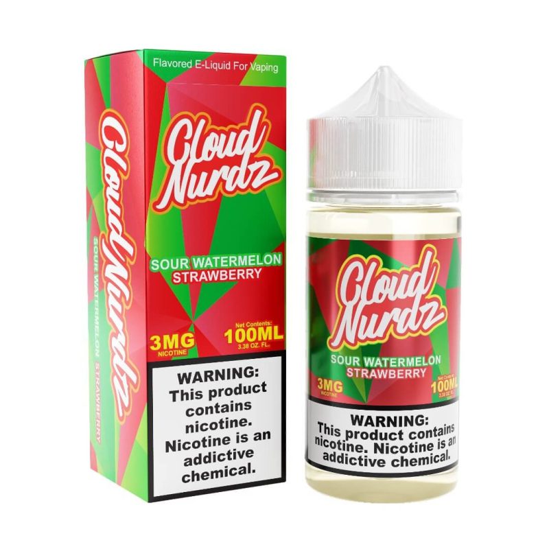 cloud nurdz sour watermelon strawberry ejuice 991221