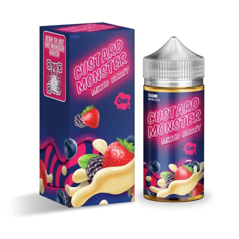 custard monster mixed berry ejuice 777830