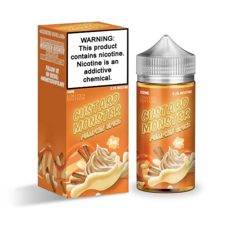 custard monster pumpkin spice ejuice 171258