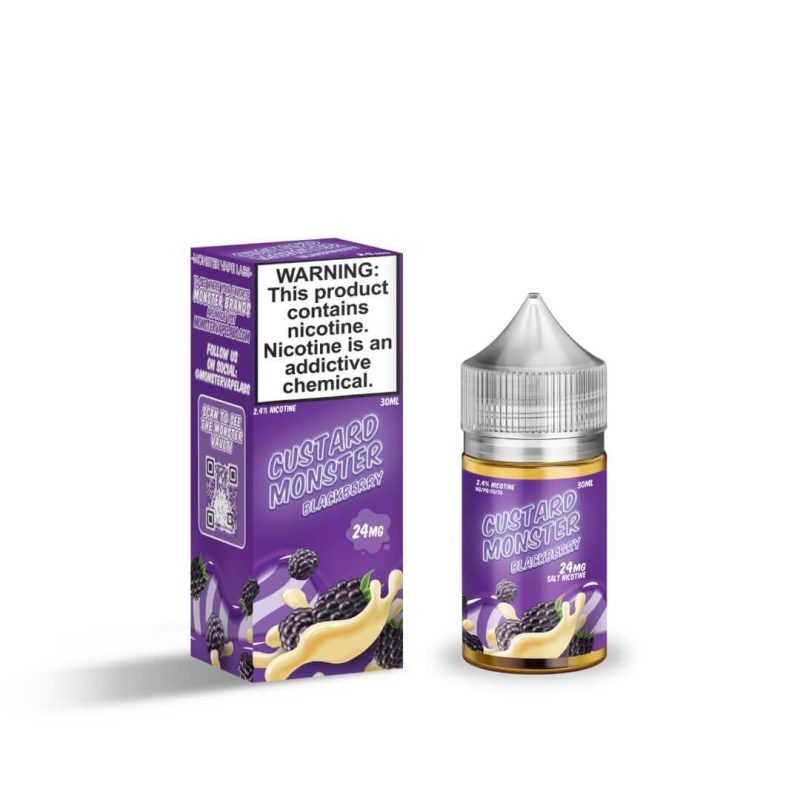 custard monster salt blackberry ejuice 421578