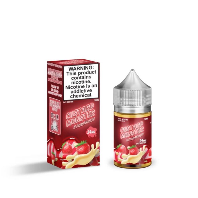 custard monster salt strawberry ejuice