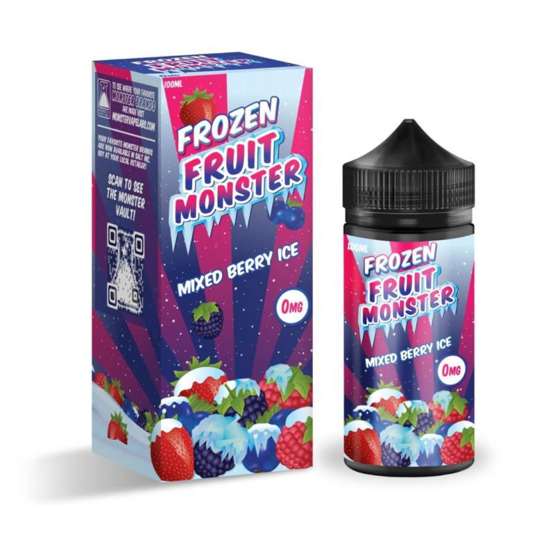 frozen fruit monster mixed berry ice ejuice 412051