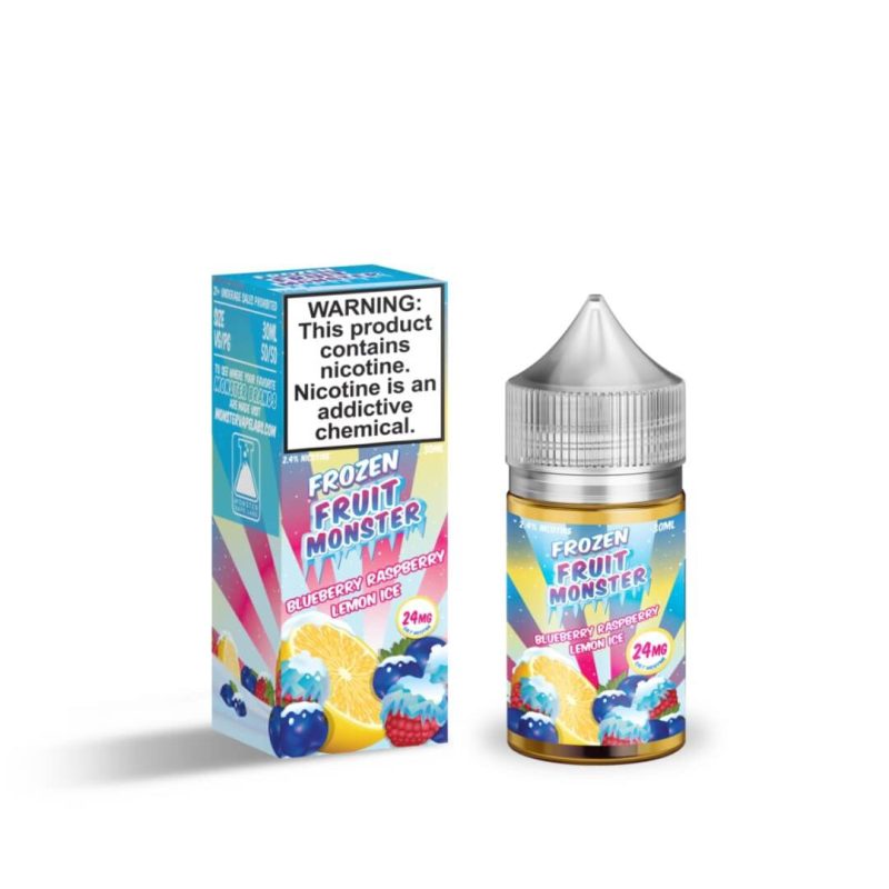 frozen fruit monster salt blueberry raspberry lemon ice ejuice 322714