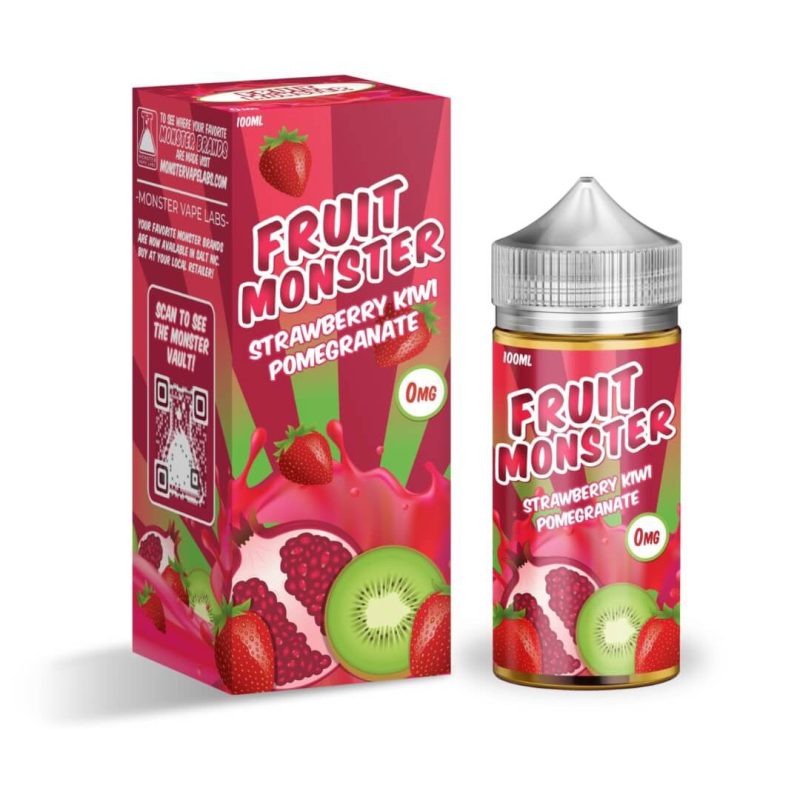 fruit monster strawberry kiwi pomegranate ejuice 851454