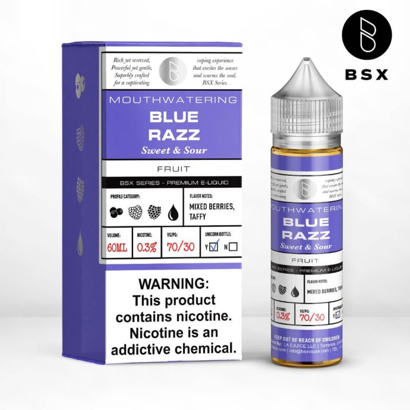 glas bsx blue razz ejuice 253674