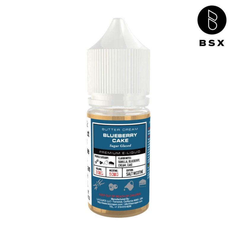 glas bsx nic salts blueberry cake ejuice 693374