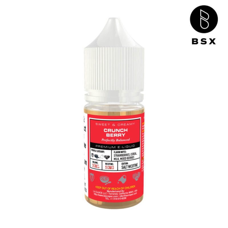 glas bsx nic salts crunch berry ejuice 147093