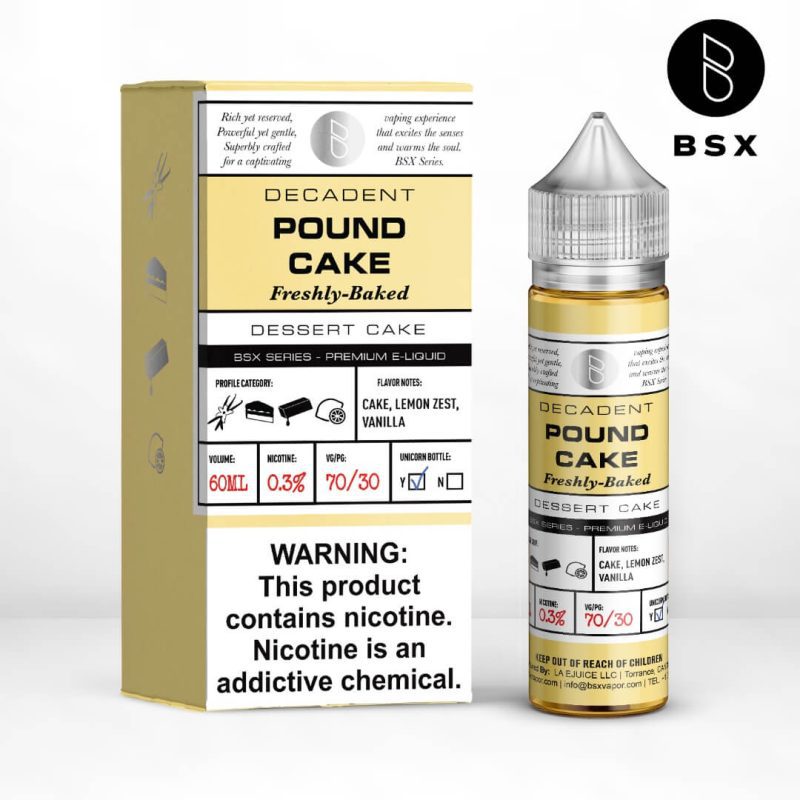 glas bsx poundcake ejuice 752267