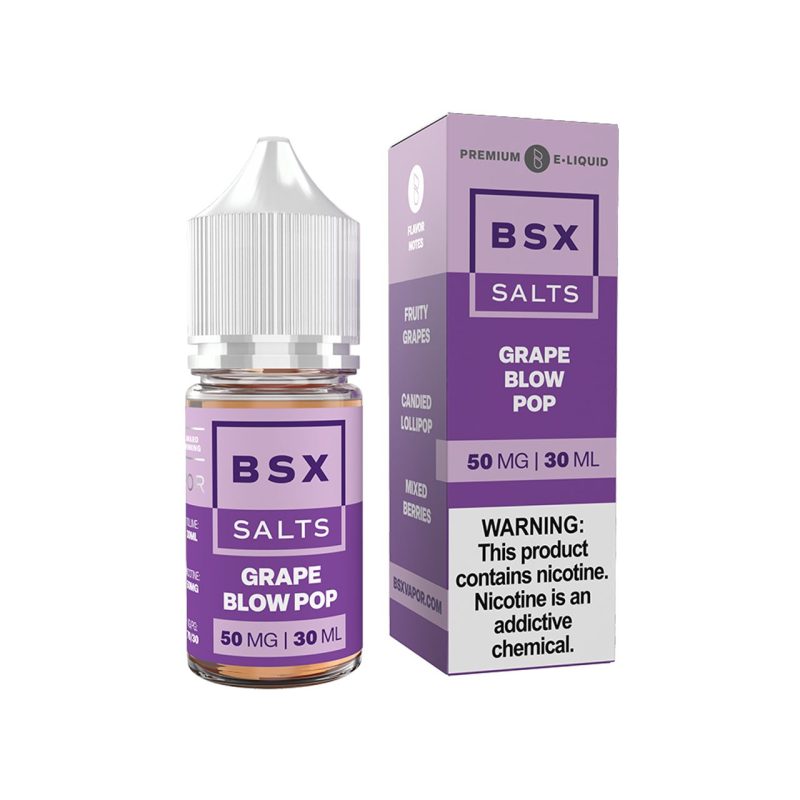 glas bsx salt grape blow pop ejuice 628705