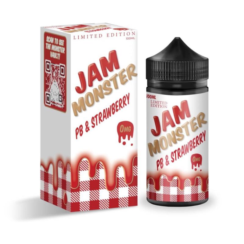 jam monster pb jam strawberry ejuice 156100