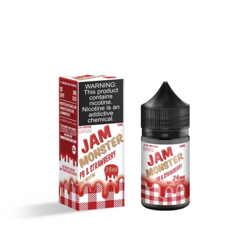 jam monster salt pb jam strawberry ejuice