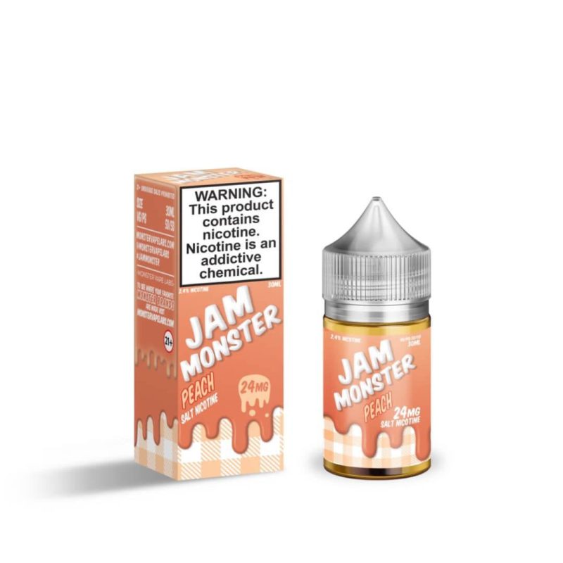 jam monster salt peach ejuice 768672