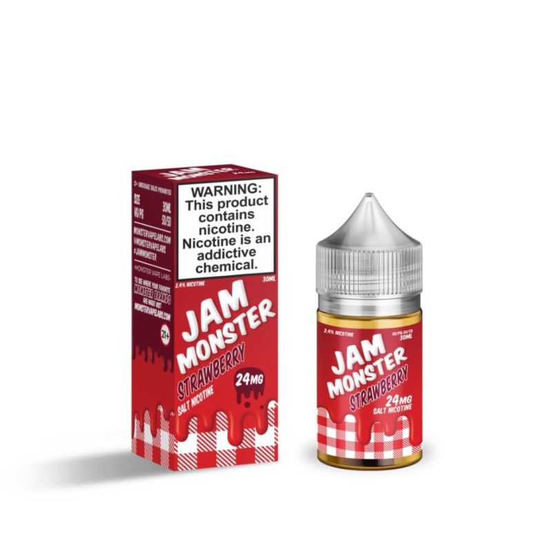 jam monster salt strawberry ejuice 907228