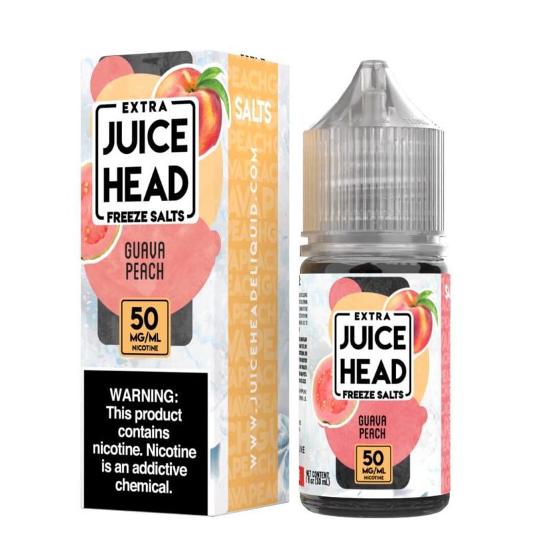 juice head freeze salt guava peach ejuice 643993