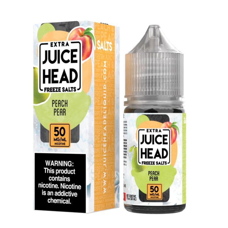 juice head freeze salt peach pear ejuice 788265