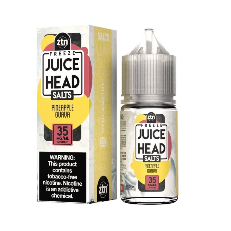 juice head freeze salt pineapple guava ejuice 755054