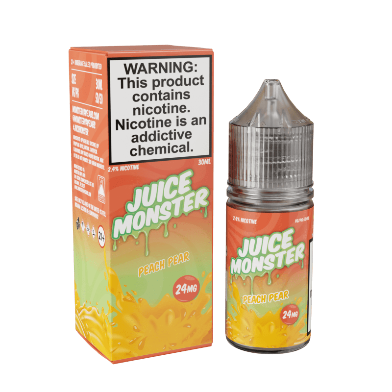 juice monster salt peach pear ejuice 445937