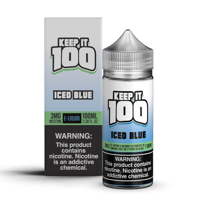 keep it 100 iced blue ejuice 940575