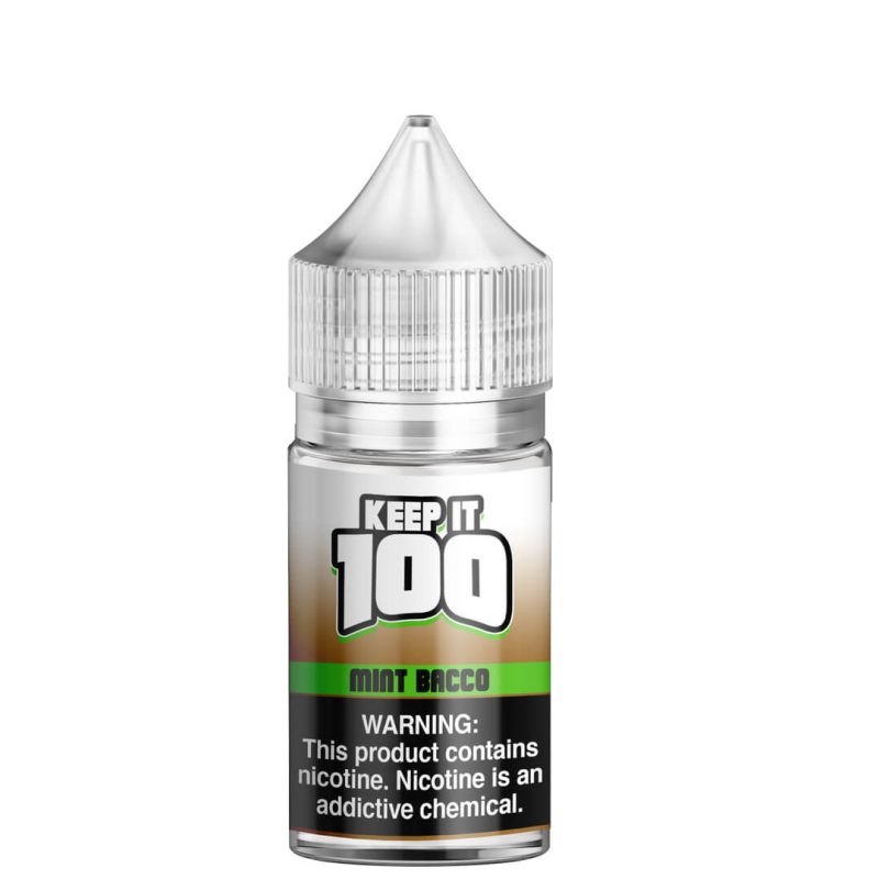 keep it 100 salt mint bacco ejuice 828505