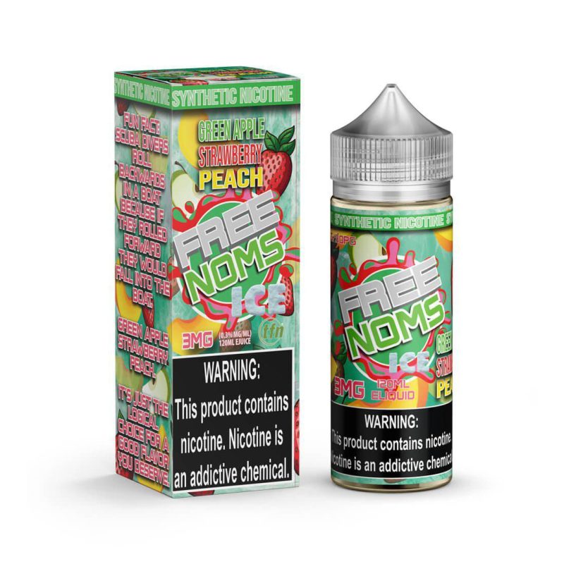 nomenon free menthol green apple strawberry peach 895647