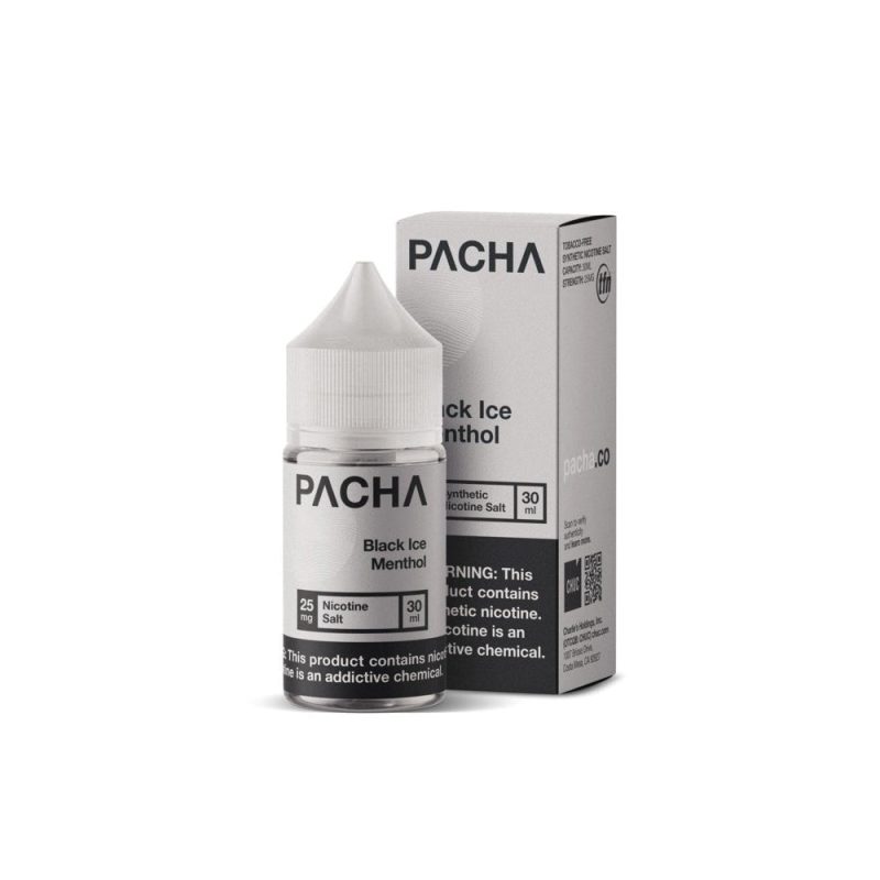 pacha salt black ice menthol ejuice 162716