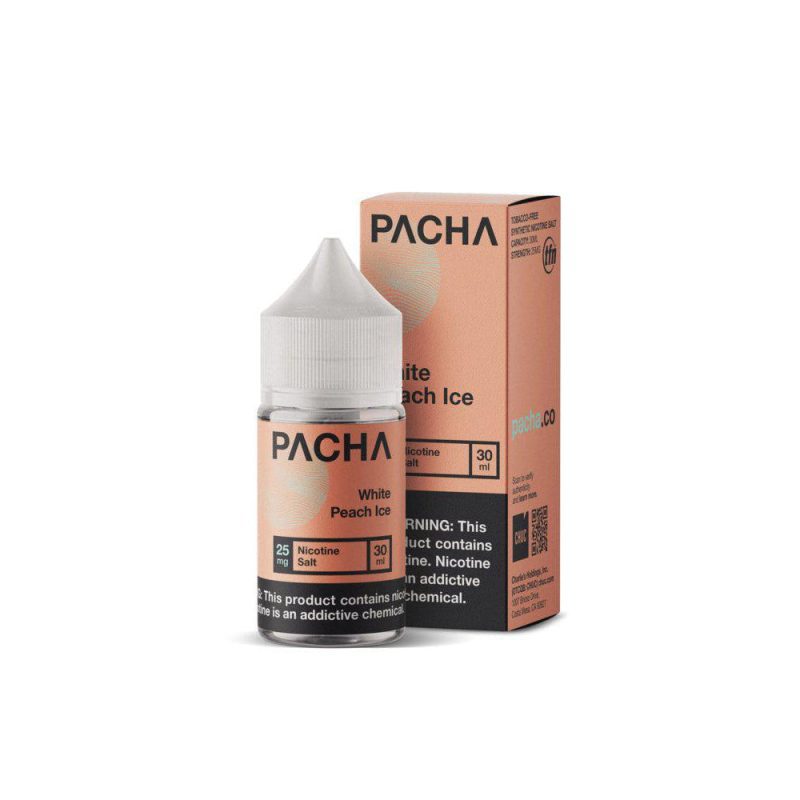 pacha salt white peach ice ejuice 928713