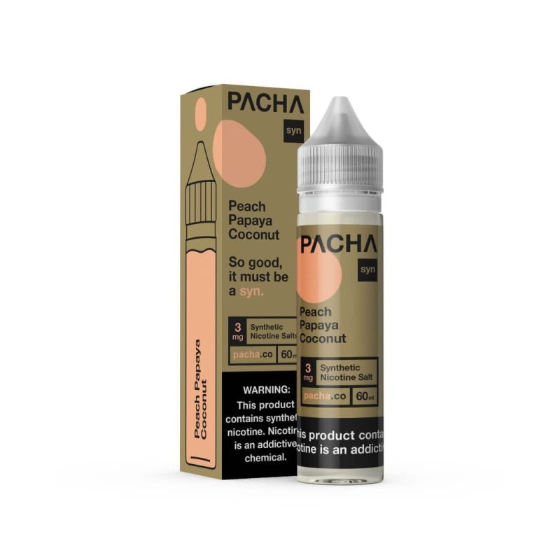 pacha syn peach papaya coconut cream ejuice 609549