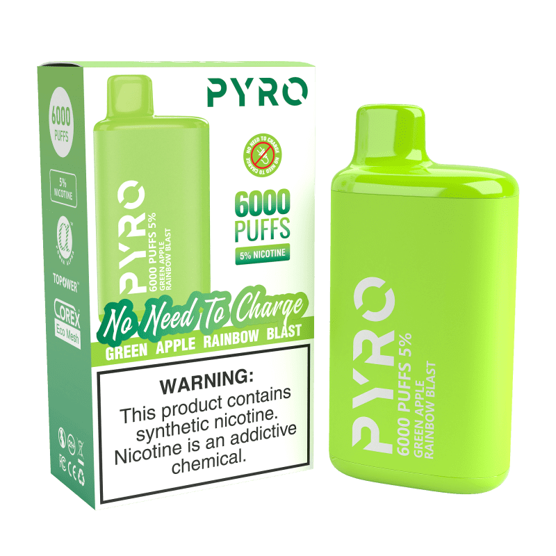 Pyro 6000 Puff Disposable - eJuice.Deals