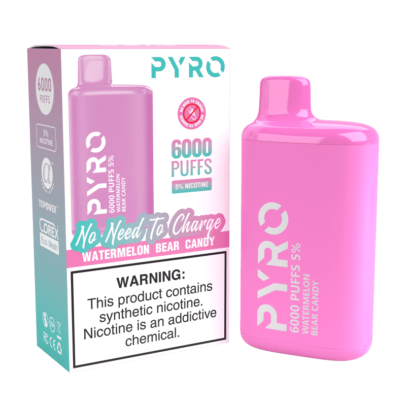 Pyro 6000 Puff Disposable - eJuice.Deals