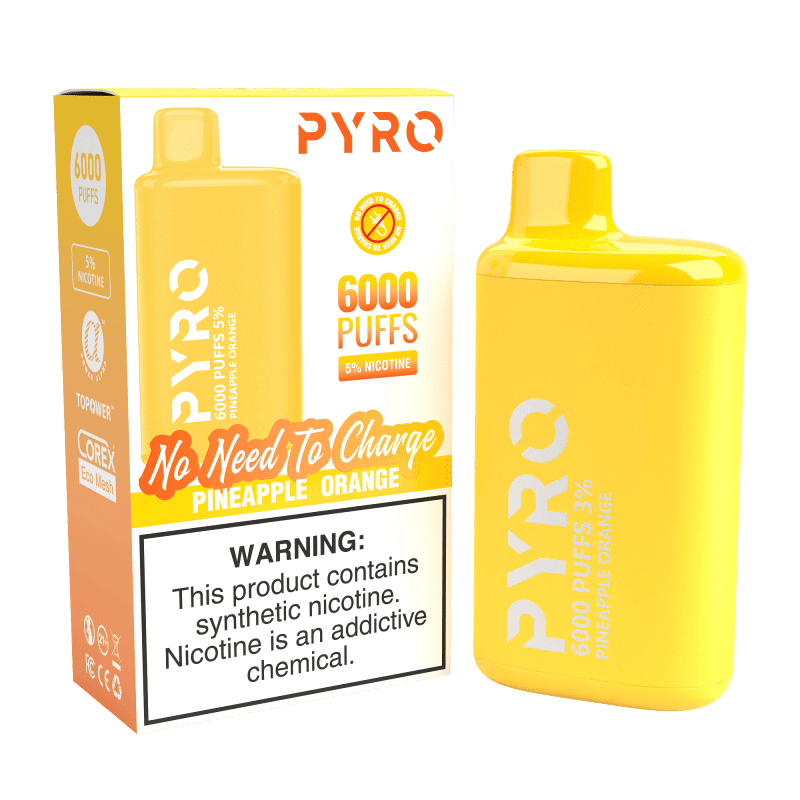 Pyro 6000 Puff Disposable - eJuice.Deals