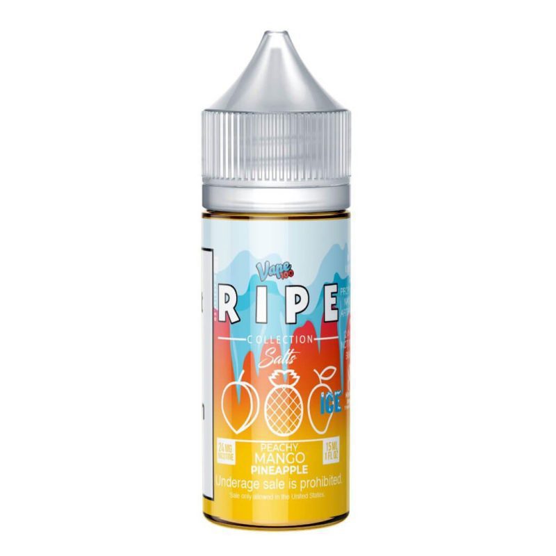 ripe collection iced salts peachy mango pineapple ejuice 495341