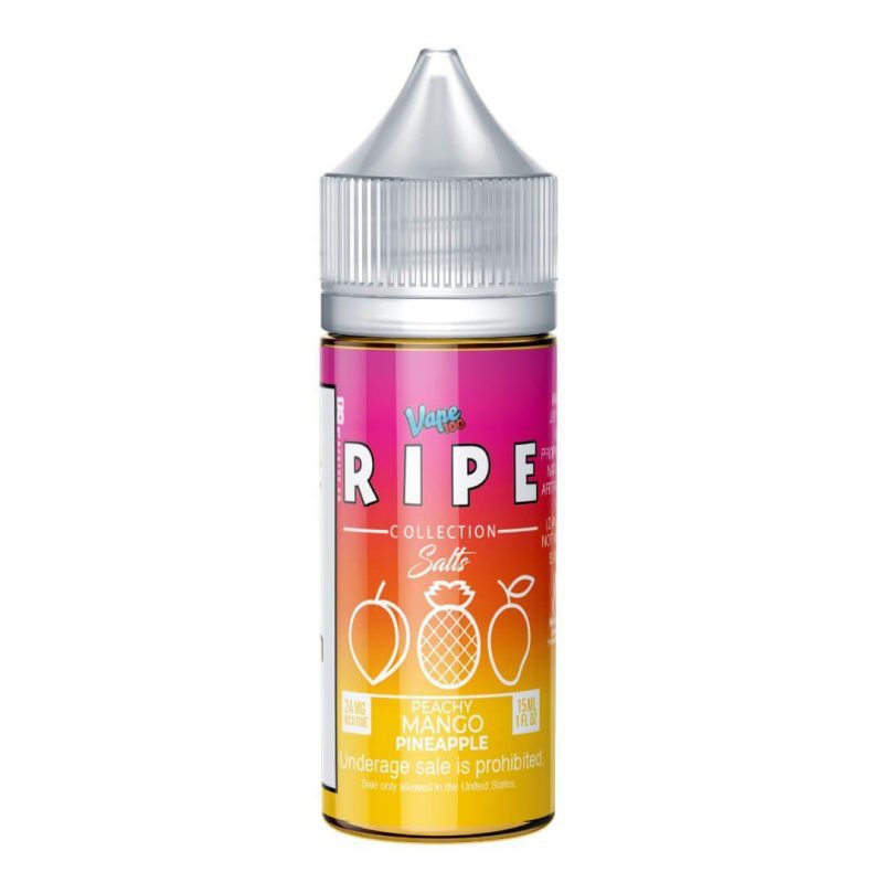 ripe collection salts peachy mango pineapple ejuice 438326