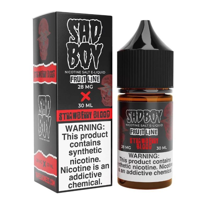 sadboy salt fruit line strawberry blood ejuice 634530