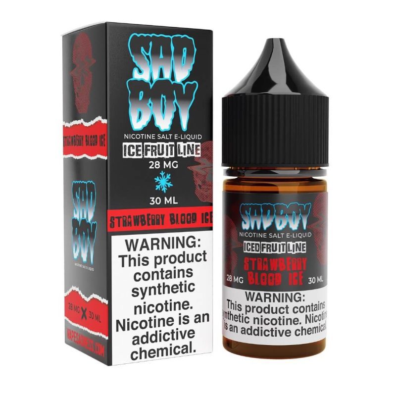 sadboy salt fruit line strawberry ice ejuice 169240