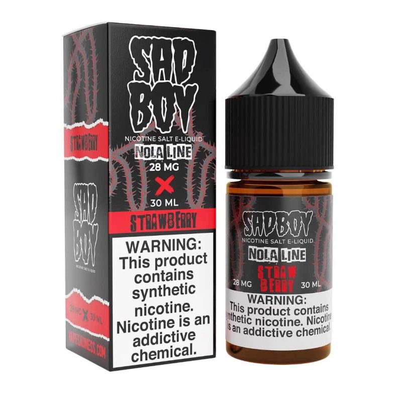 sadboy salt nola line strawberry ejuice 658744