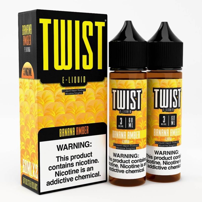 twist e liquids banana amber ejuice 762744