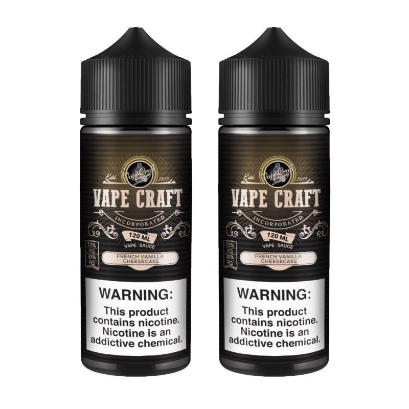 vape craft french vanilla cheesecake 2 bottle bundle 511961