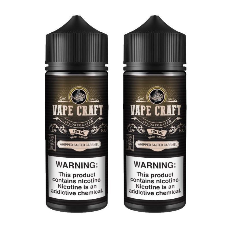 vape craft whipped salted caramel 2 bottle bundle 244695